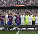 Barça y Madrid homenajearon a las víctimas del Chapecoense