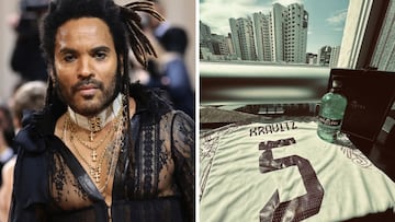 Lenny Kravitz desea suerte a México en el partido ante Arabia Saudita