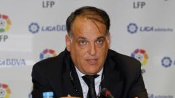 Tebas: "El Murcia no cumple el ratio; sus opciones son nulas"