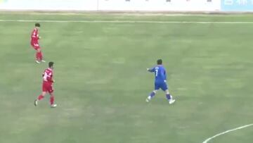 El partido del hijo del dueño del equipo chino que pesa 126 kilos