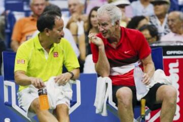 John McEnroe y Michael Chang.