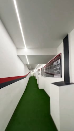 El Bolonia se hace viral en todo el mundo por su túnel de vestuarios: de locos