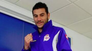 Riki, en rueda de prensa.