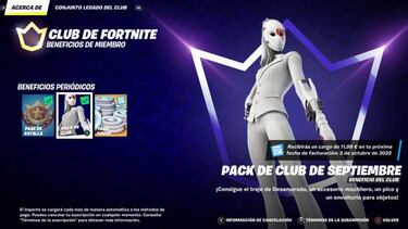 Así es la nueva skin Garra Roja del Club de Fortnite de octubre 2022; ¿cómo conseguirla?