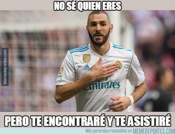 Benzema protagonista de los memes del Real Madrid-Alavés