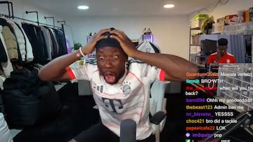 Davies entra en pánico al ver la acción de Musiala durante un directo