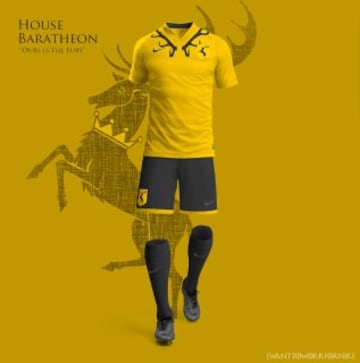 Así sería Game of Thrones en equipos de fútbol