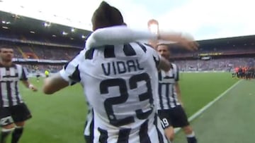 Juventus recordó este gol de Vidal que les dio el título 2015