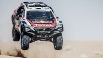 El Peugeot 2008 DKR, en un test en junio.