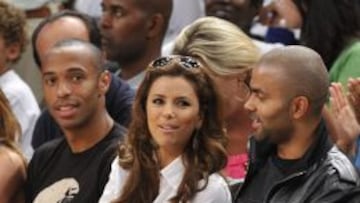 Eva Longoria y Tony Parker cuando aún eran pareja.
