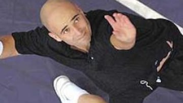 <b>RIVAL A BATIR. </b>Andre Agassi llega a Madrid con hambre de triunfo y será el principal obstáculo para los tenistas españoles.