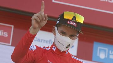 Roglic, situaci¨®n nueva: en el primer d¨ªa de descanso de rojo