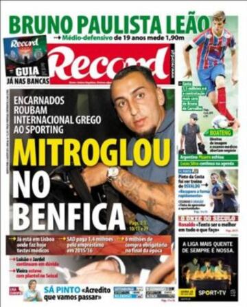 Portadas de la prensa deportiva