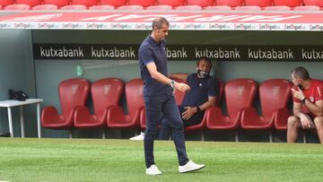 Garitano en San Mamés.