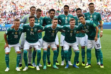 Once inicial de la selección alemana.