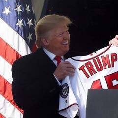 Nationals se reúnen con Donald Trump en la Casa Blanca