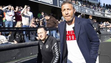 Óscar Cano, en un partido del Castellón.