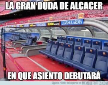 Los mejores memes del fichaje de Alcácer por el Barcelona