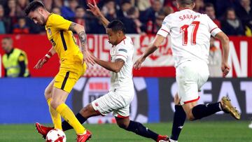 Sevilla y Atlético de Madrid se enfrentan en los cuartos de final de la Copa del Rey. Sigue el encuentro aquí en vivo online