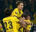 Dortmund y Nápoles ganan; el Liverpool empata en Burdeos