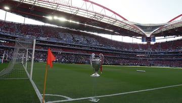 Estadio Da Luz en la final de 2014.