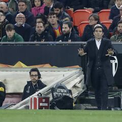 Marcelino, 4 duelos sin encajar por primera vez en el Valencia