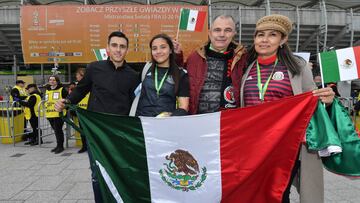 Aficionados en el juego de M&eacute;xico contra Italia, Mundial Sub-20.