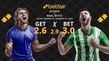Getafe CF vs. Real Betis: horario, dónde ver, pronósticos y clasificación