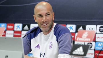 Zidane en rueda de prensa