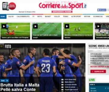 Portadas de la prensa extranjera