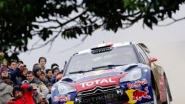 Loeb durante el Rally de Argentina.