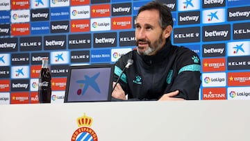 Vicente Moreno, entrenador del Espanyol.