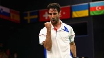 El jugador de bádminton Pablo Abián.