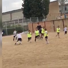 Cada vez mete mejores golazos: Cristiano Jr. la clava en la escuadra