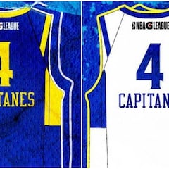 Los uniformes con los que Capitanes debutará en la G League