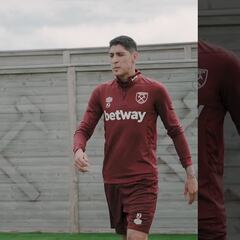 Vídeo: Así fue el primer entrenamiento de Edson Álvarez con el West Ham United