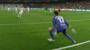 Hernández Hernández tuvo un partido fácil en el Bernabéu