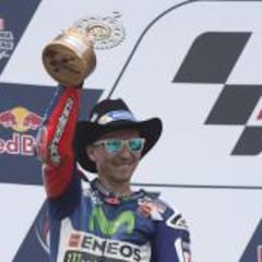 Jorge Lorenzo está a un podio de los cien en la clase reina
