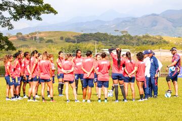 Así fue el último entrenamiento de la Selección Colombia Femenina ante de enfrentar en la cuarta jornada del Grupo A de la Copa América a Ecuador.