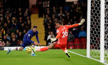 Ben Foster saves from Pulisic