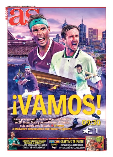 Las portadas de AS de enero