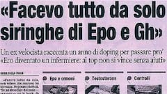 "No se puede ganar un Giro sin doparse"