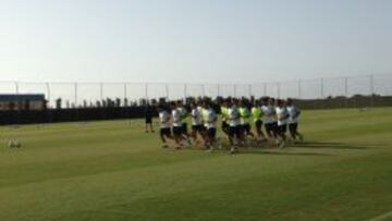 Betis: mañana de entrenamiento, tarde ante el Brighton