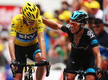 Tras ayudar a Wiggins el año anterior 2013 fue su año al conseguir su primer Tour de Francia.
