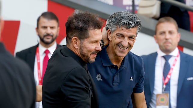 Imanol y Simeone, el veterano que se va y el veteranísimo que se queda