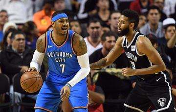 Te dejamos las mejores postales que dejó el primero de los dos partidos de NBA que se jugarán en el país. El Thunder visitó a los Nets en la Arena Ciudad de México.