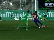 El golazo de Dembélé que evitó la vergüenza del Barça