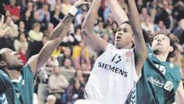 <b>FLOJO. </b>Gelabale exhibió su calidad en alguna acción, pero volvió a cuajar un partido discreto.