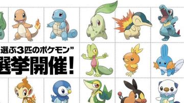 Japón elige sus Pokémon iniciales favoritos de toda la saga