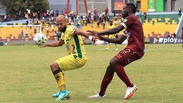 Bucaramanga y tolima empataron 1-1 en el estadio Alfonso L&oacute;pez por la fecha 19 de la Liga BetPlay.